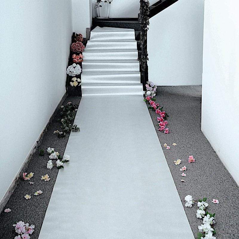 50 ft long Glittered Wedding Aisle Runner