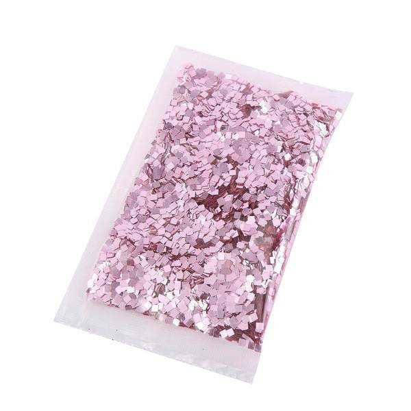 50 grams Sparkly Chunky DIY Art Confetti Glitter BOTT_GLIT_002_PINK