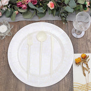 50 Heavy Duty Plastic Cutlery Spoons Forks and Knives Set - Disposable Tableware