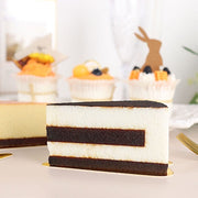 50 Metallic 5" Triangle Cake Boards Disposable Mini Dessert Trays - Gold CAKE_CARB009_TRI_GOLD