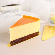 50 Metallic 5" Triangle Cake Boards Disposable Mini Dessert Trays - Gold CAKE_CARB009_TRI_GOLD