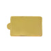 50 Metallic Rectangular Cake Boards Disposable Mini Dessert Trays - Gold CAKE_CARB009_REC_GOLD
