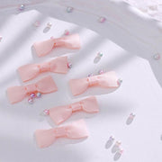 50 pcs 1.5" Grosgrain Polyester Pre Tied Ribbon Bows