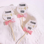 50 pcs 1.5" Grosgrain Polyester Pre Tied Ribbon Bows