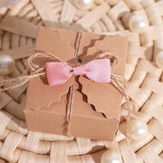 50 pcs 1.5" Grosgrain Polyester Pre Tied Ribbon Bows