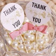 50 pcs 1.5" Grosgrain Polyester Pre Tied Ribbon Bows