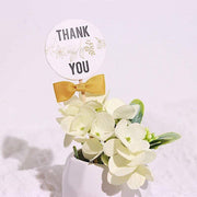 50 pcs 1.5" Grosgrain Polyester Pre Tied Ribbon Bows