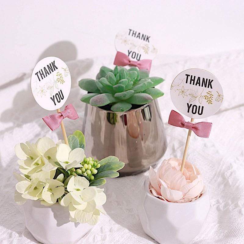 50 pcs 1.5" Grosgrain Polyester Pre Tied Ribbon Bows