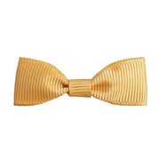 50 pcs 1.5" Grosgrain Polyester Pre Tied Ribbon Bows RIB_BOW_GROS01_GOLD