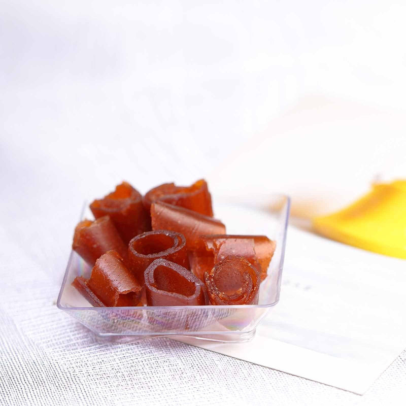 50 pcs 2" Clear Elegant Mini Square Plastic Plates - Disposable Tableware PLST_PLA0055_CLR