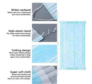 50 pcs 3-Layer Disposable Face Masks Protective Covers CARE_MASK01