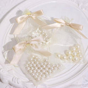 50 pcs 3" Pre Tied Satin Ribbon Twist Tie Bows