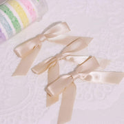 50 pcs 3" Pre Tied Satin Ribbon Twist Tie Bows