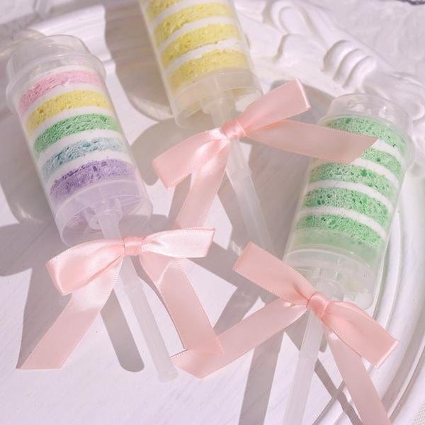 50 pcs 3" Pre Tied Satin Ribbon Twist Tie Bows