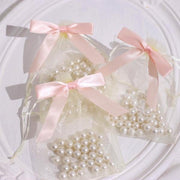 50 pcs 3" Pre Tied Satin Ribbon Twist Tie Bows