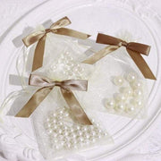 50 pcs 3" Pre Tied Satin Ribbon Twist Tie Bows