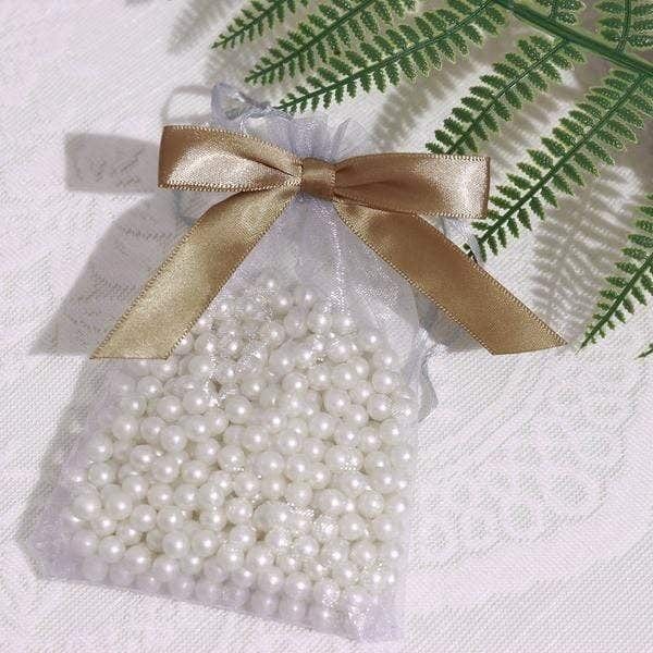 50 pcs 3" Pre Tied Satin Ribbon Twist Tie Bows