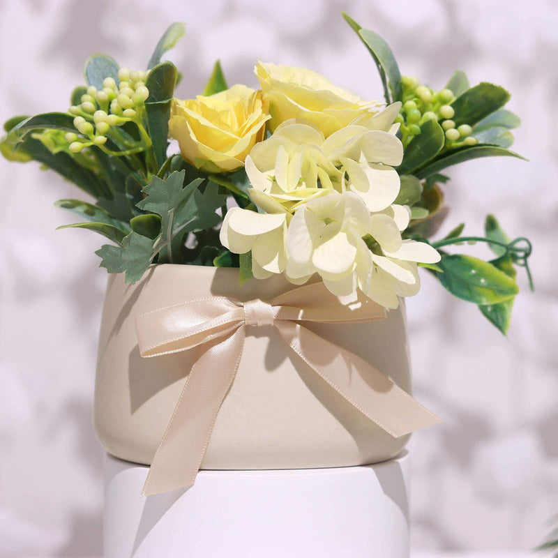 50 pcs 3" Pre Tied Satin Ribbon Twist Tie Bows