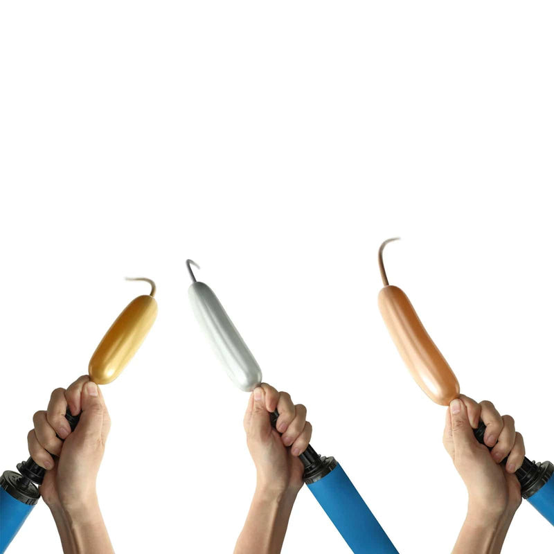 50 pcs 30" Long Modeling Twisting Metallic Latex Balloons