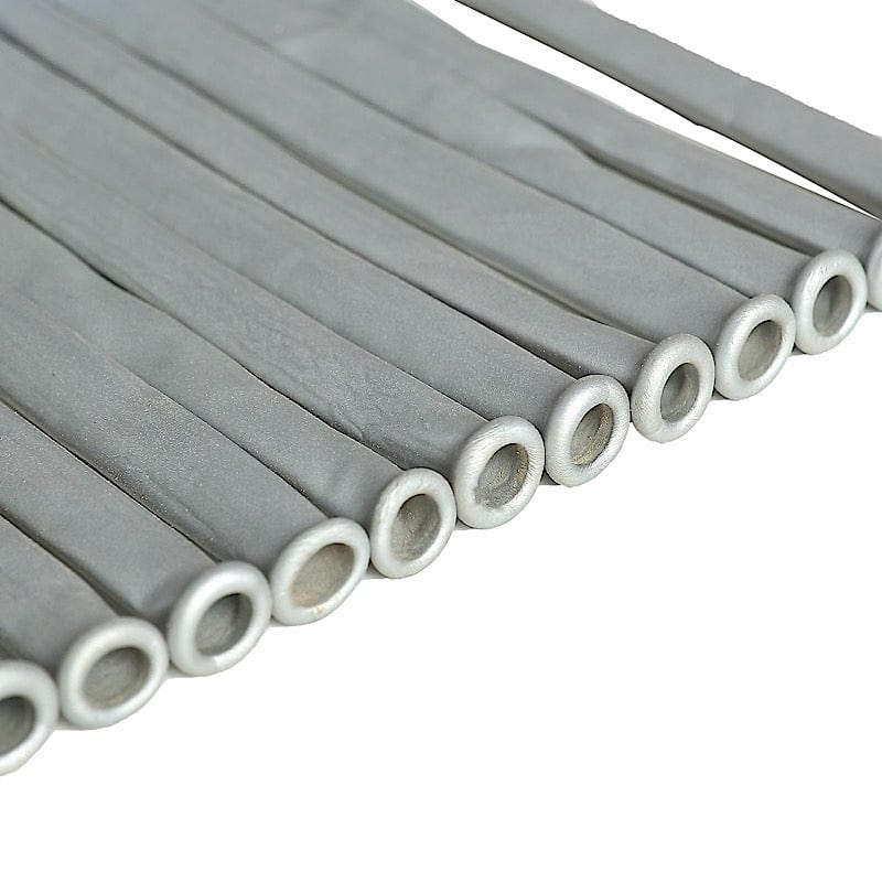 50 pcs 30" Long Modeling Twisting Metallic Latex Balloons