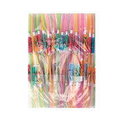 50 pcs Mini Umbrella Party Plastic Straws - Assorted STRAW_PLST01_UMB