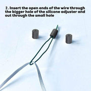 50 pcs Silicon Buckles Face Masks Earloop Adjuster Protective Covers - Black CARE_CLIP