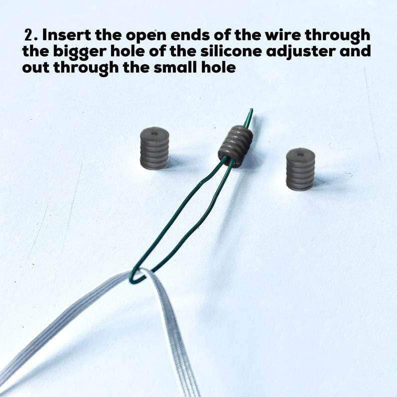 50 pcs Silicon Buckles Face Masks Earloop Adjuster Protective Covers - Black CARE_CLIP