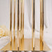 50" tall Candelabra Candle Holder Centerpiece with Glass CHDLR_CAND_030_10_GOLD