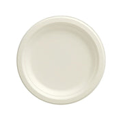 50 White Round Salad Plates - Disposable Tableware