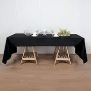 50" x 120" Polyester Rectangular Tablecloth - Black TAB_50120_BLK_POLY