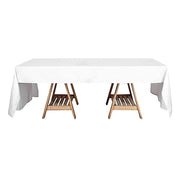 50" x 120" Polyester Rectangular Tablecloth - White TAB_50120_WHT