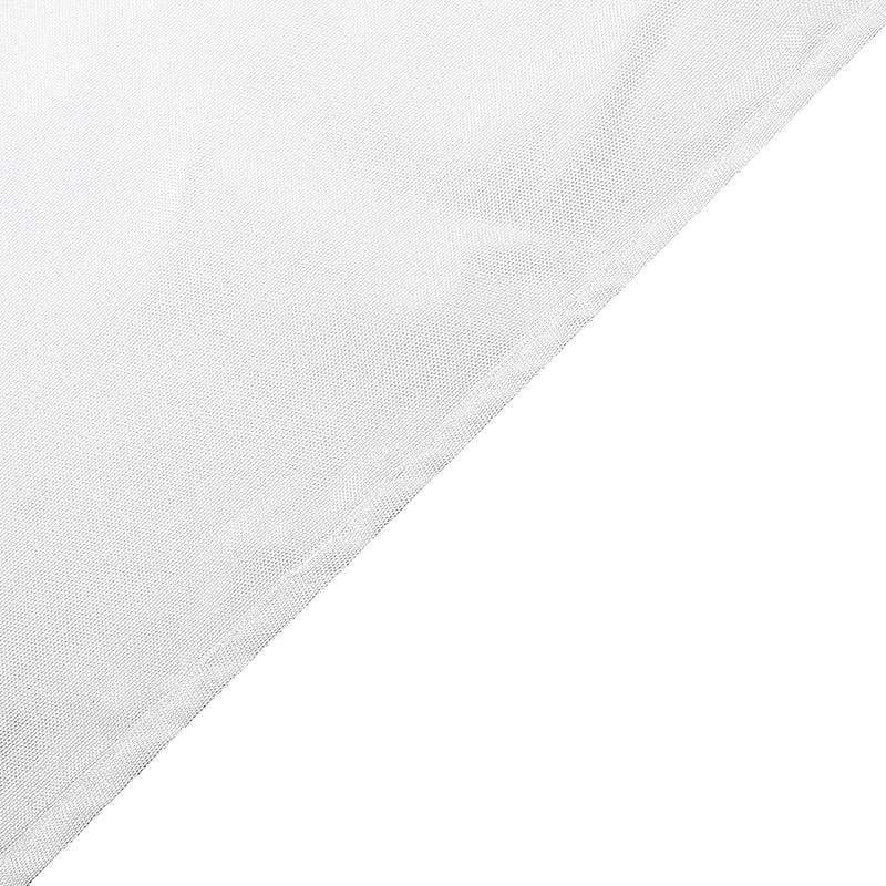 50" x 120" Polyester Rectangular Tablecloth - White TAB_50120_WHT
