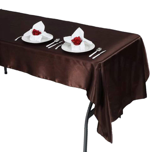 50" x 120" Satin Rectangular Tablecloth