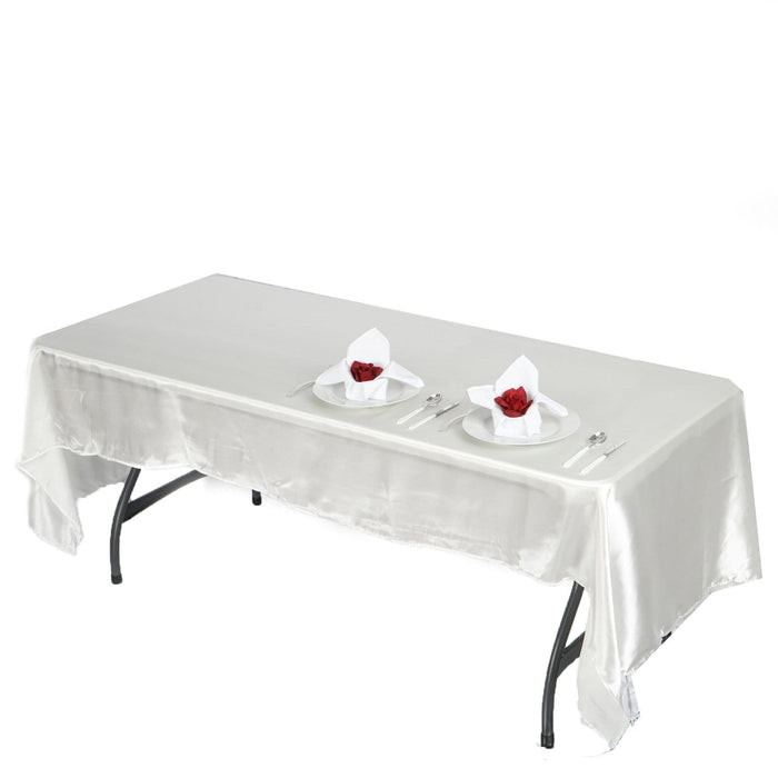 50" x 120" Satin Rectangular Tablecloth