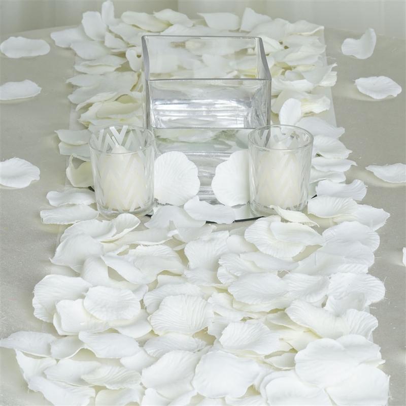 500 Silk Rose Petals Wedding Decorations