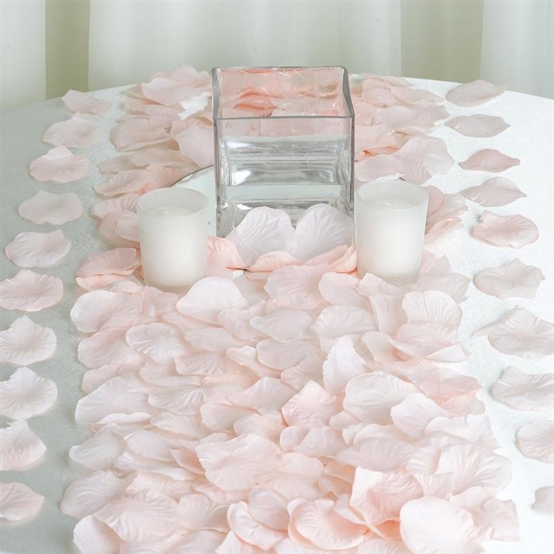 500 Silk Rose Petals Wedding Decorations