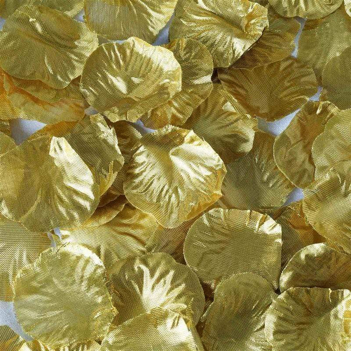 500 Silk Rose Petals Wedding Decorations PET_BAG_GOLD