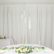 51" tall 5 Arm Crystal Glass Candelabra Taper Candle Holder - Clear CHDLR_CAND_030R_5A_CLR