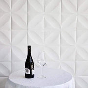 52 sq ft Diamond 3D Self Adhesive Foam Wall Panels - White WLL_FOAM02_WHT