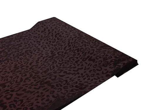 54" x 10 Yards Leopard Safari Print Fabric LEP_5410_CHOC_CHOC