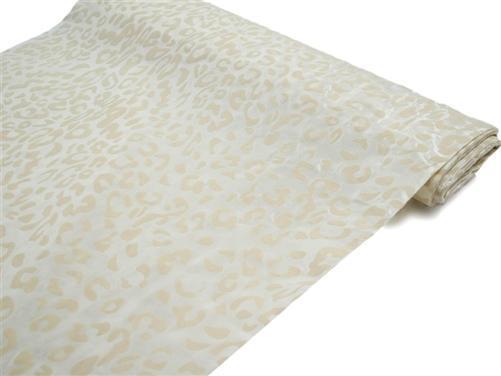 54" x 10 Yards Leopard Safari Print Fabric LEP_5410_IVR_IVR