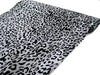 54" x 10 Yards Leopard Safari Print Fabric LEP_5410_SILV_BLK