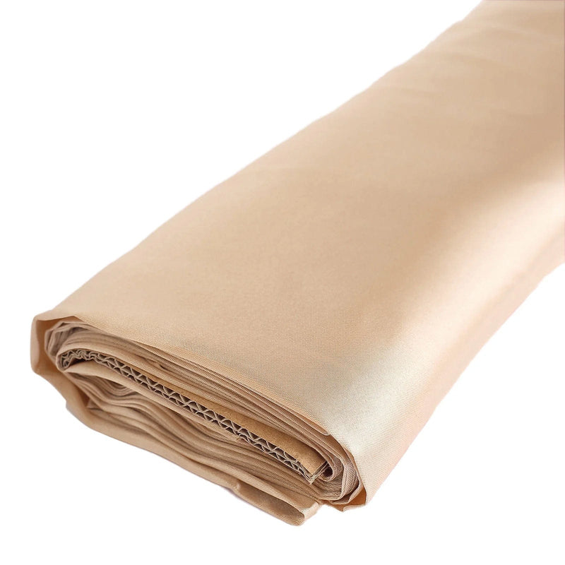 54" x 10 yards Satin Fabric Bolt SATIN_54_NUDE