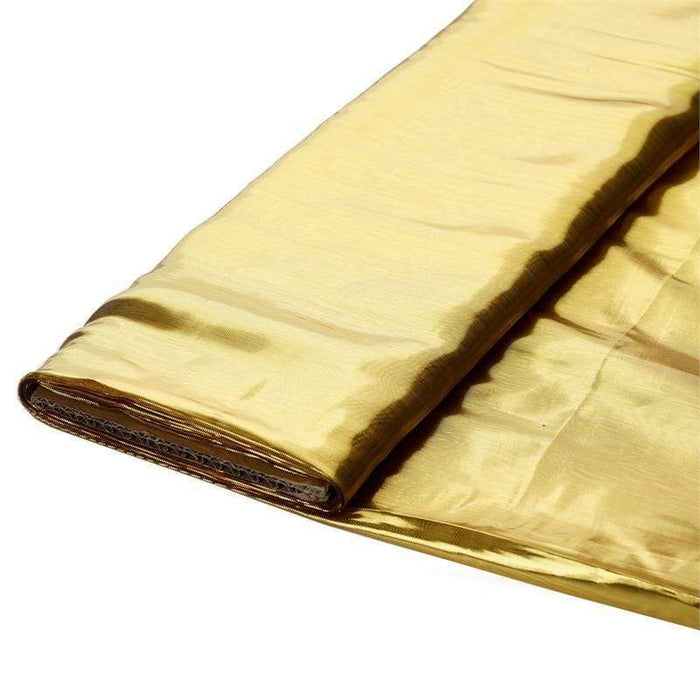 54" x 10 yards Super Shiny Polyester Fabric Bolt - Gold FAB_5459_009