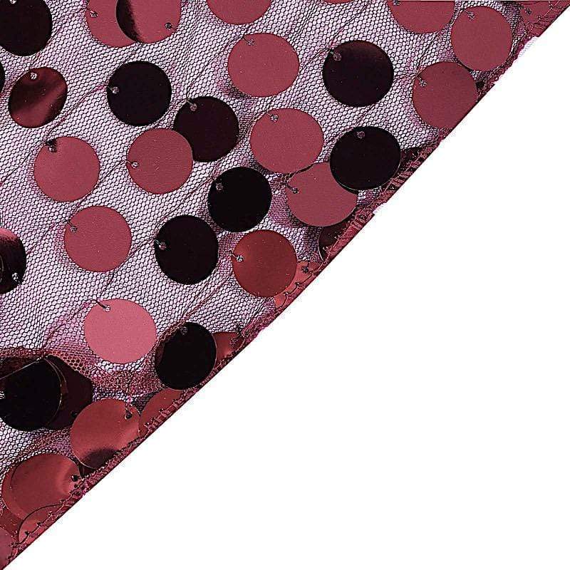 54" x 4 yards Mesh Fabric with Payette Sequins Fabric Bolt