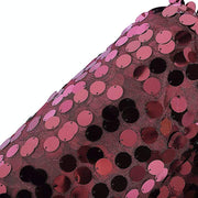 54" x 4 yards Mesh Fabric with Payette Sequins Fabric Bolt