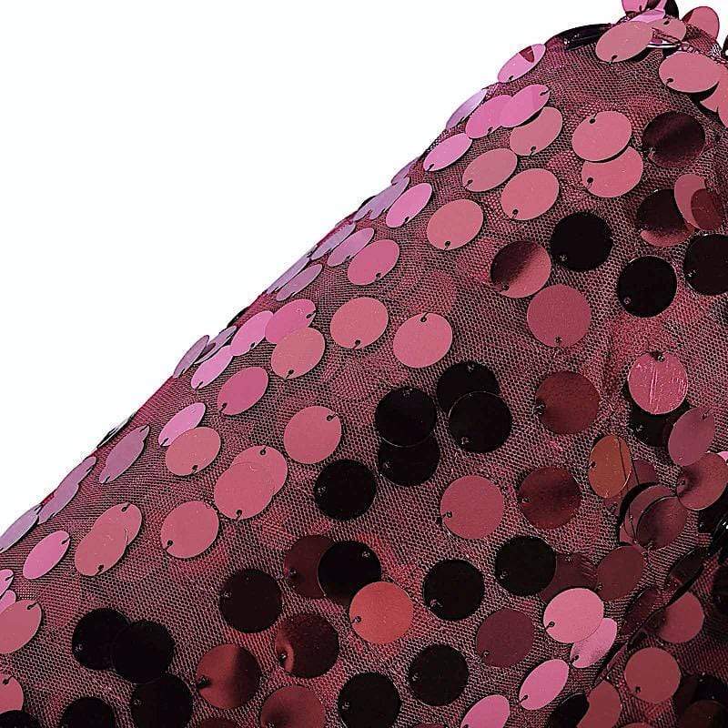 54" x 4 yards Mesh Fabric with Payette Sequins Fabric Bolt