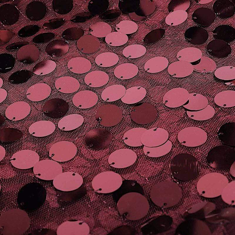 54" x 4 yards Mesh Fabric with Payette Sequins Fabric Bolt