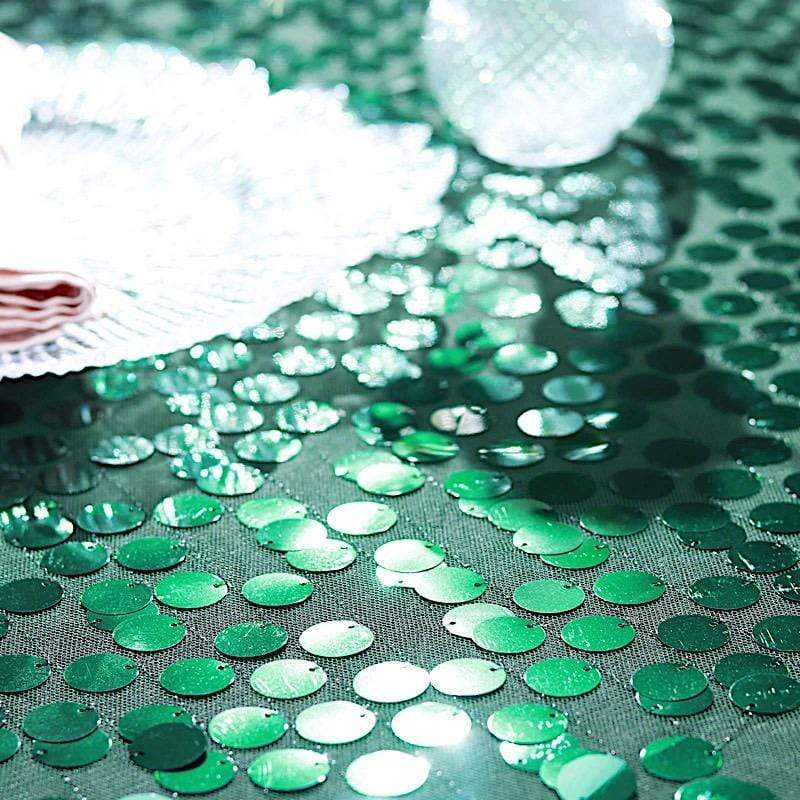 54" x 4 yards Mesh Fabric with Payette Sequins Fabric Bolt