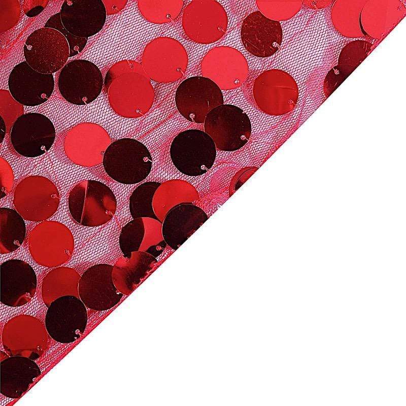 54" x 4 yards Mesh Fabric with Payette Sequins Fabric Bolt